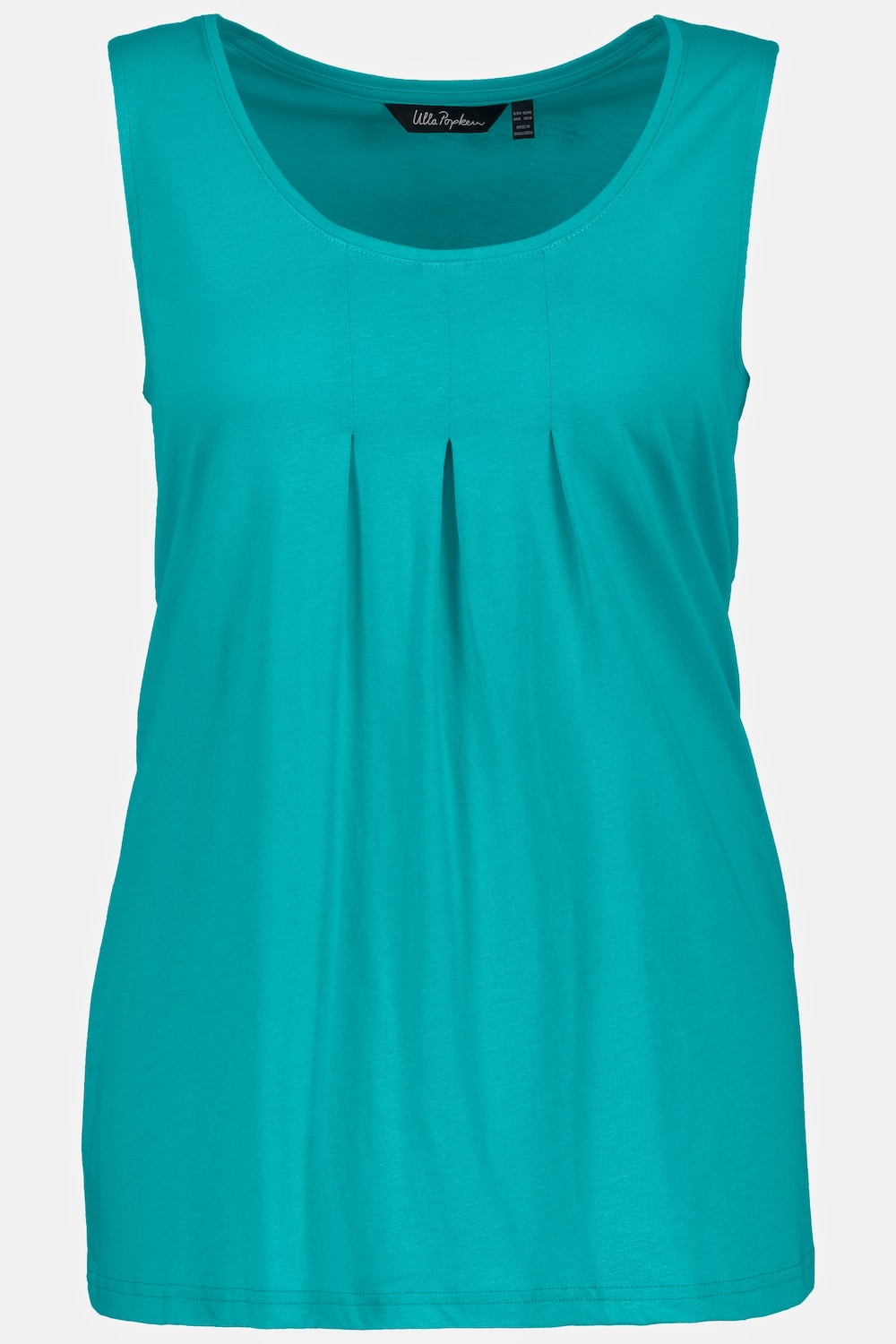 Grote Maten top, Dames, turquoise, Maat: 46/48, Katoen/Synthetische vezels, Ulla Popken