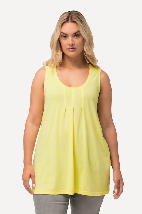 Essential Pleat Front Knit Tank