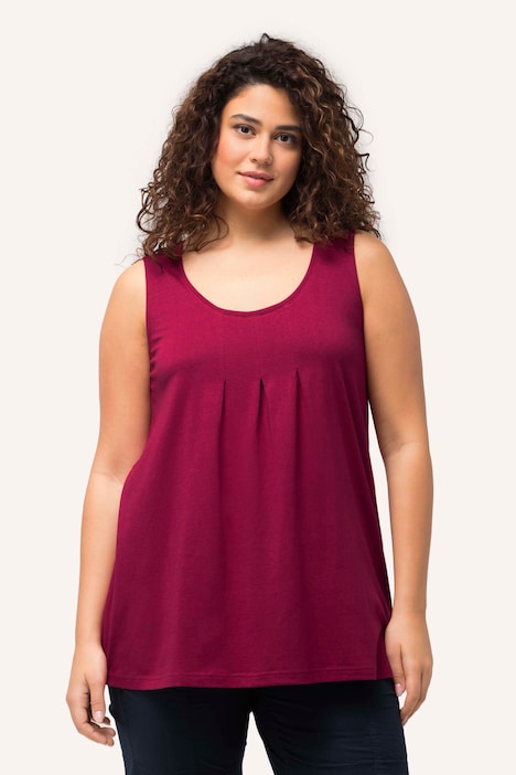 Essential Pleat Front Knit Tank