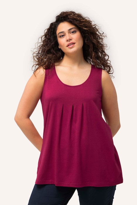 Essential Pleat Front Knit Tank