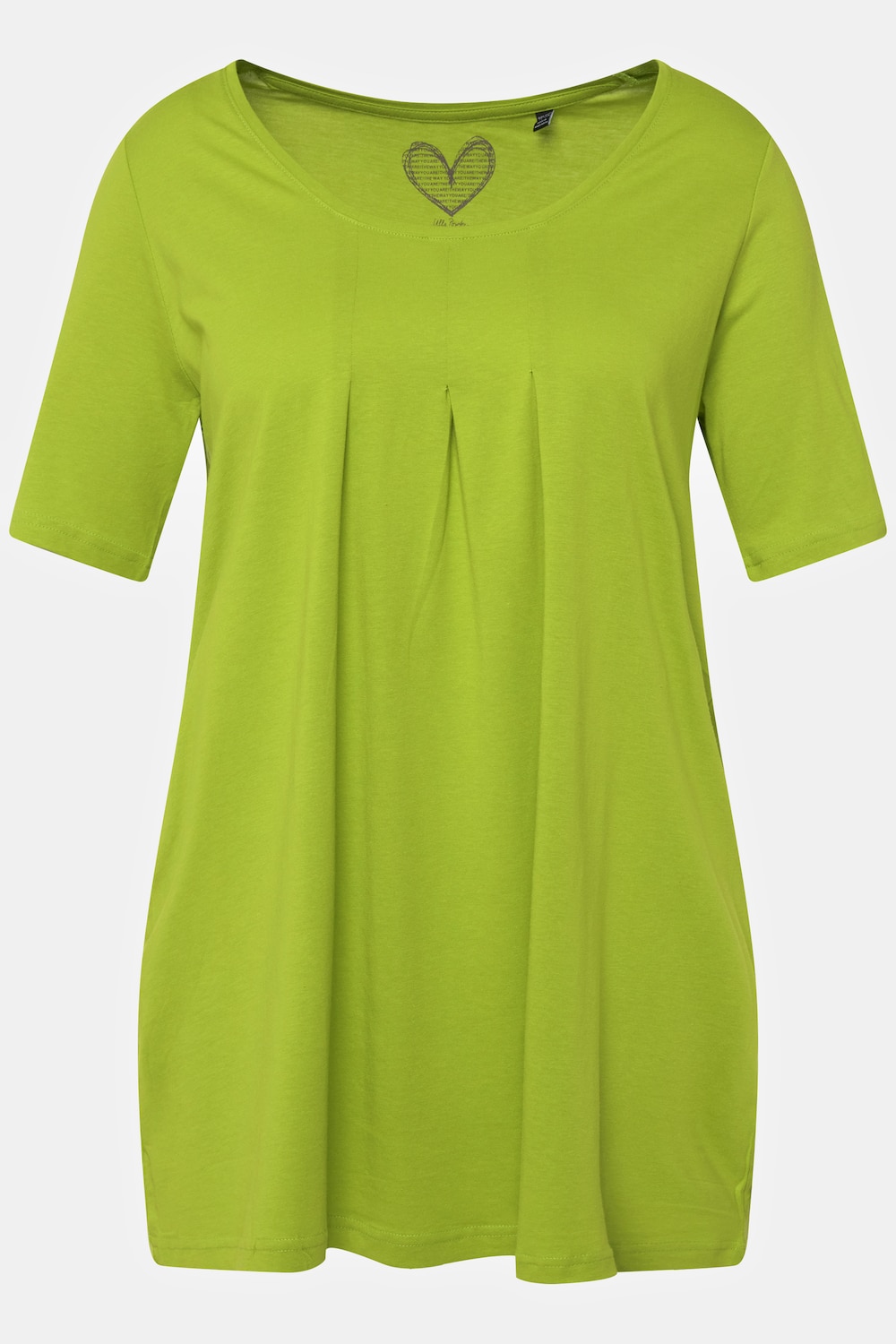 Grote Maten T-shirt, Dames, groen, Maat: 42/44, Katoen/Synthetische vezels, Ulla Popken