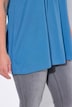 T-Shirt, Zierfalten, A-Linie, Rundhals, Halbarm, Modal