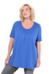 Tričko, ozdobné sklady, A střih, kulatý výstřih, krátké rukávy, modal