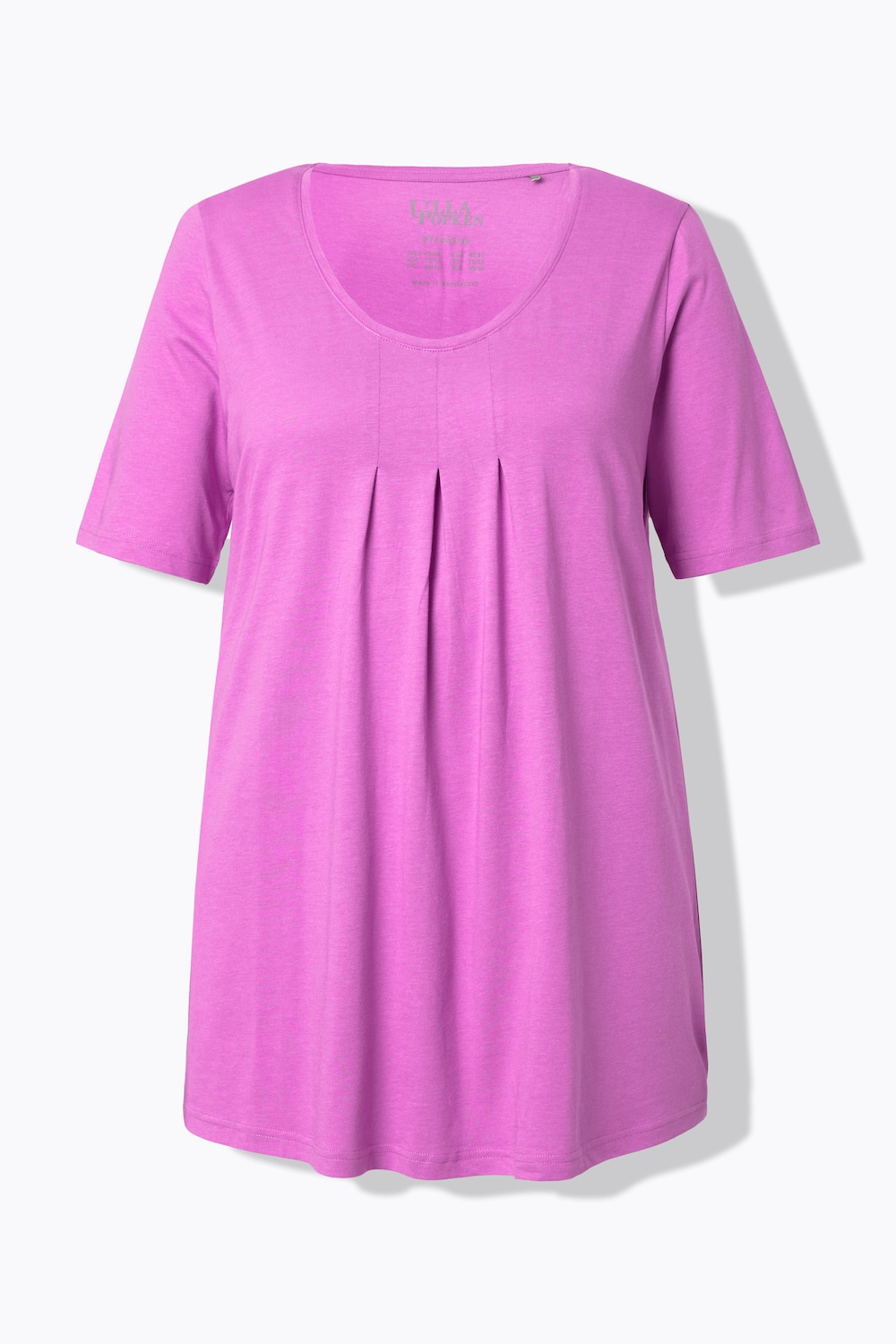 Stora storlekar T-shirt, Dam, rosa, storlek: 42/44, Syntetfibrer/Bomull, Ulla Popken