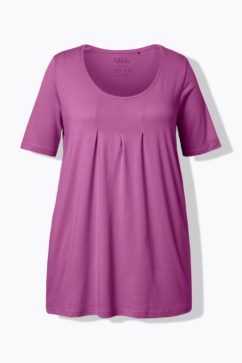 Stora storlekar T-shirt, Dam, rosa, storlek: 50/52, Syntetfibrer/Bomull, Ulla Popken