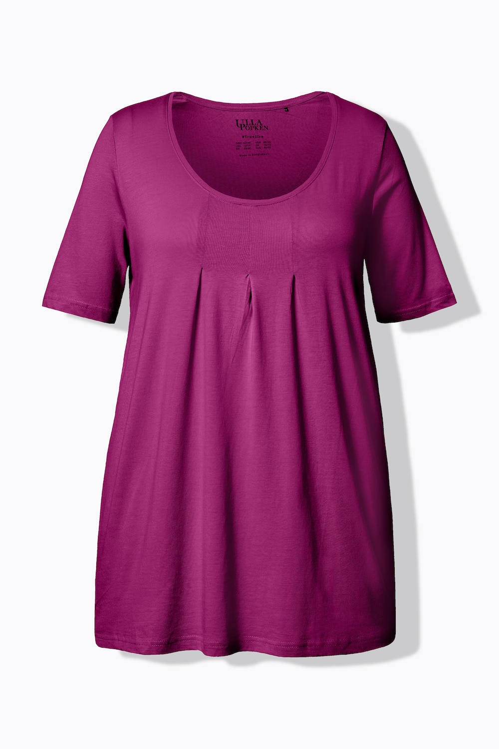 Stora storlekar T-shirt, Dam, lila, storlek: 50/52, Syntetfibrer/Bomull, Ulla Popken