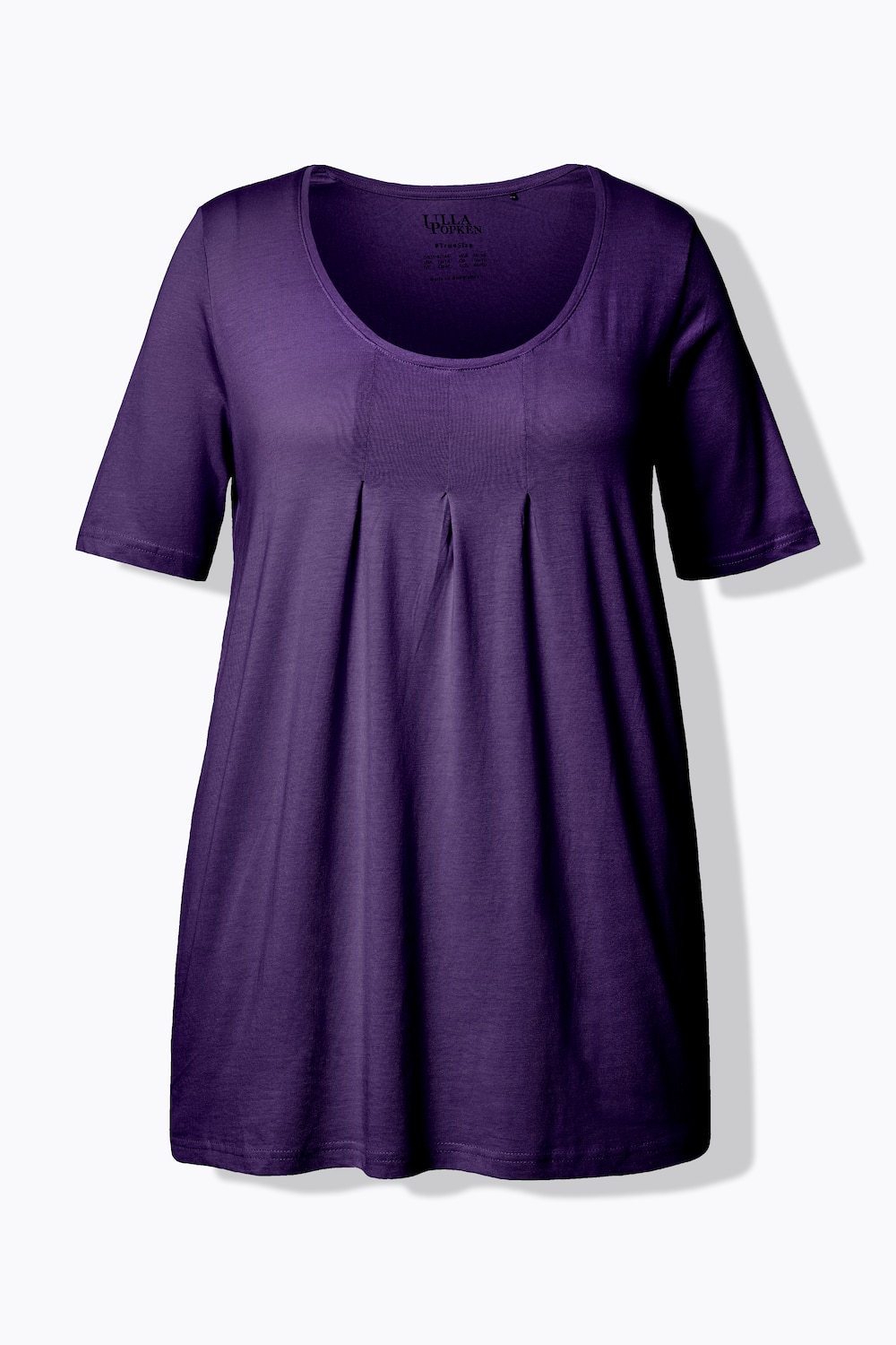 Stora storlekar T-shirt, Dam, lila, storlek: 50/52, Syntetfibrer/Bomull, Ulla Popken
