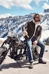 Veste en cuir nappa d'agneau haut de gamme avec doublure en polaire teddy