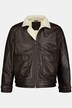 Veste en cuir nappa d'agneau haut de gamme avec doublure en polaire teddy