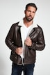 Veste en cuir nappa d'agneau haut de gamme avec doublure en polaire teddy