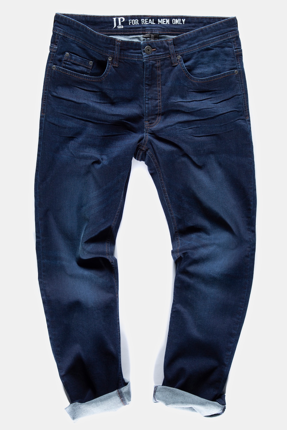 JP1880 jeans, grote maten, , heren, blauw, 
