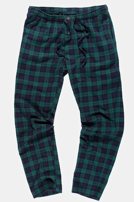 Pantalon de pyjama évasé à carreaux