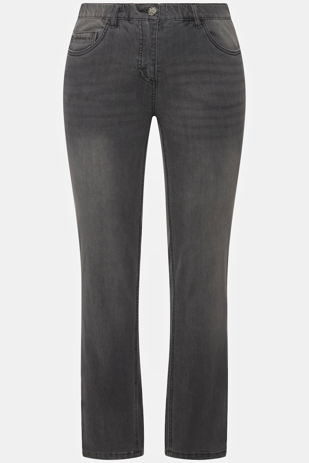 Stora storlekar Skinny-jeans Sarah, Dam, grå, storlek: 104, Bomull/Polyester/Viskos, Ulla Popken