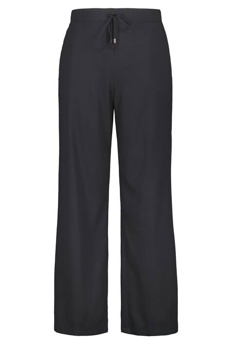 7/8 kalhoty Mary, široké, rovné nohavice, komfortní pas