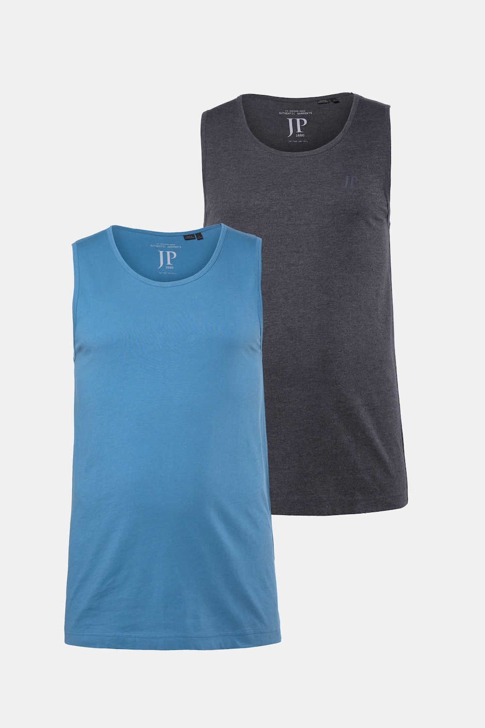 Tanktops, 2er-Pack, Basic, ärmellos, bis 8 XL