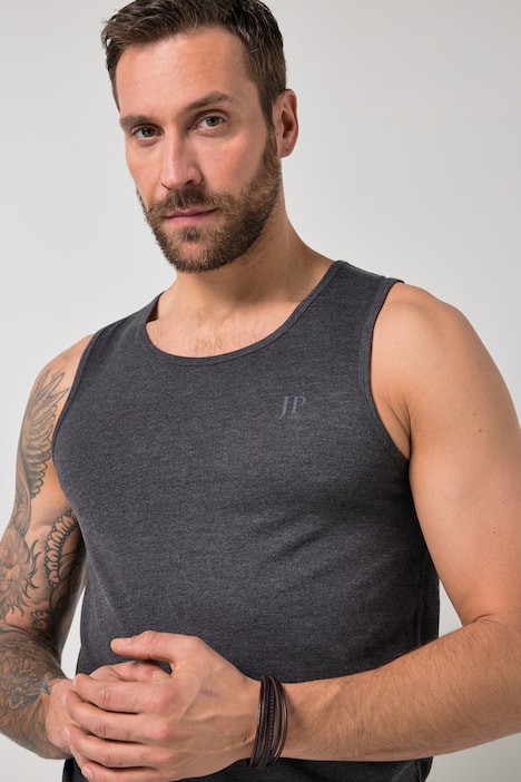 Tanktops, 2er-Pack, Basic, ärmellos, bis 8 XL