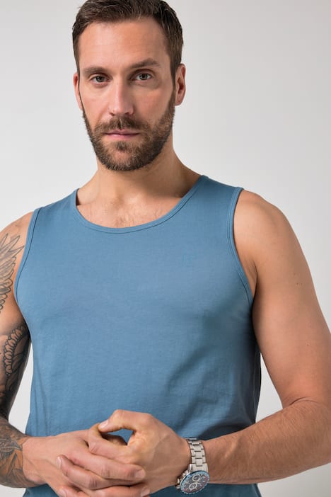 Tanktops, 2er-Pack, Basic, ärmellos, bis 8 XL