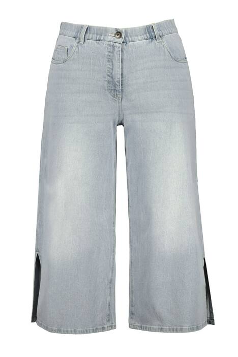 Široké džíny, 5 kapes, postranní rozparky, široké, rovné