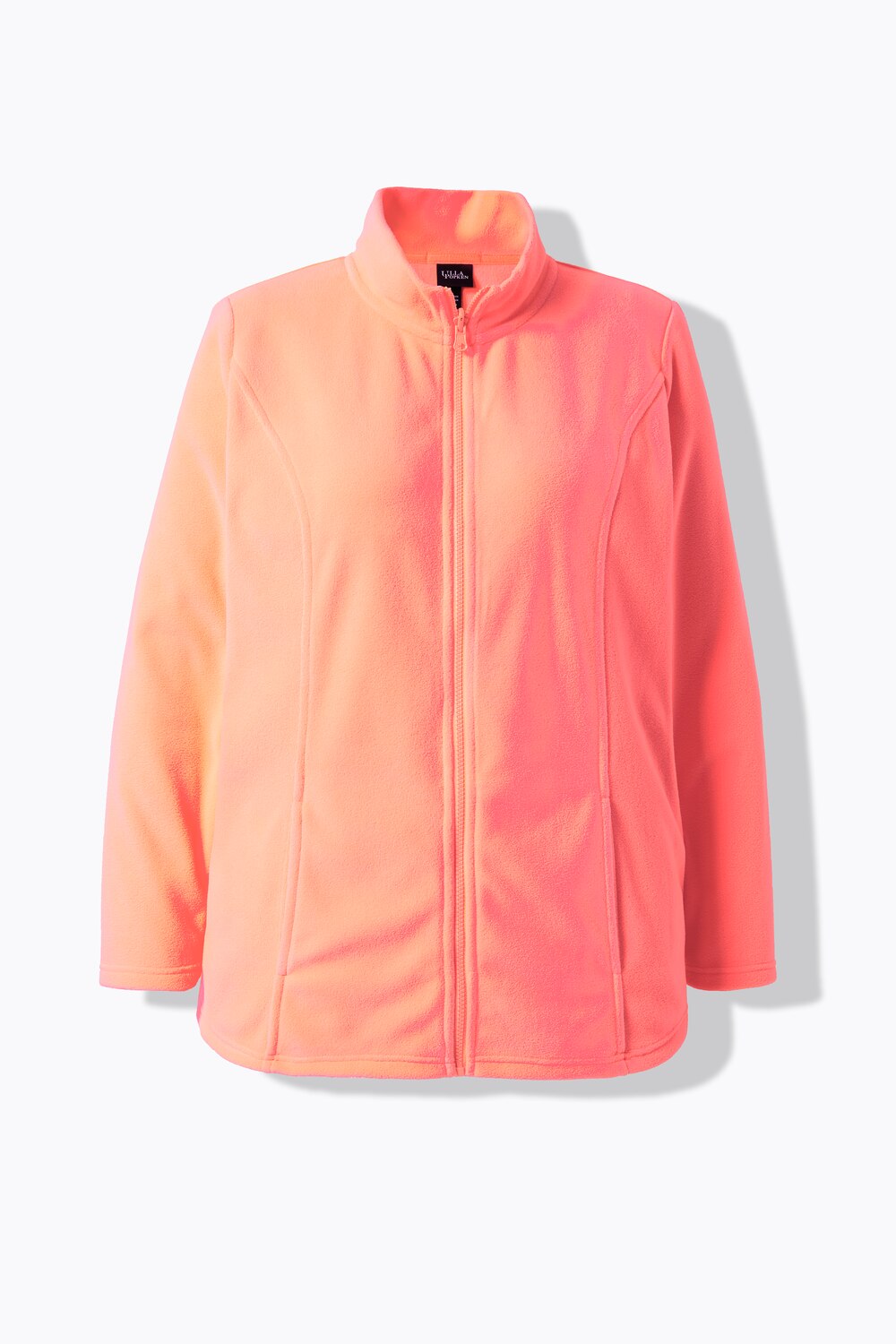 Stora storlekar Fleecejacka, Dam, röd, storlek: 50/52, Polyester, Ulla Popken
