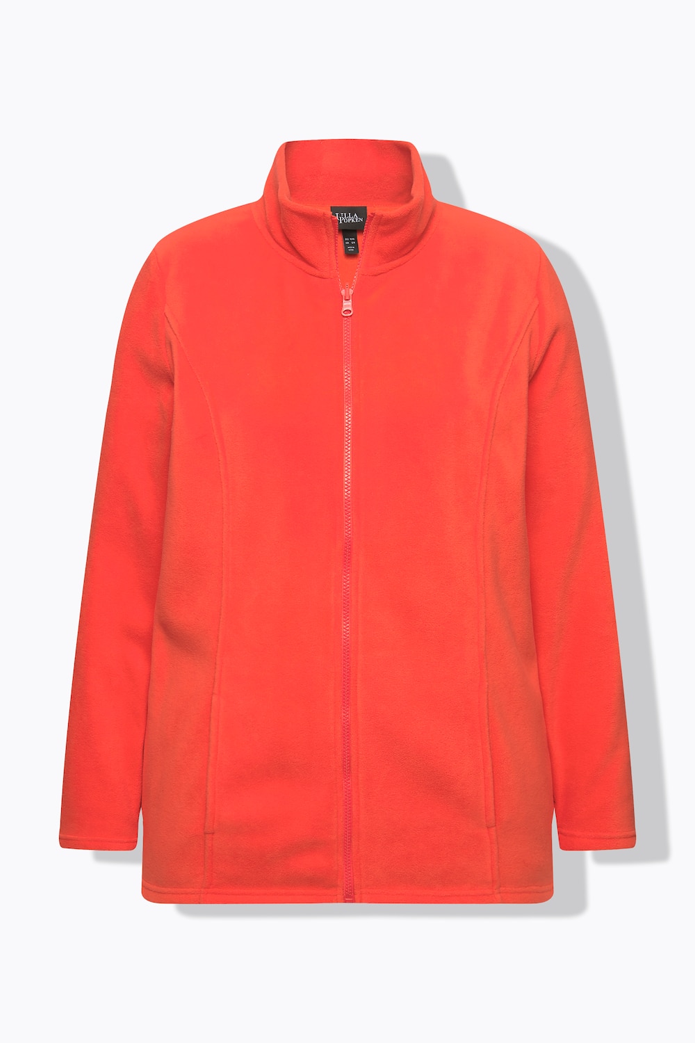Stora storlekar Fleecejacka, Dam, röd, storlek: 42/44, Polyester, Ulla Popken