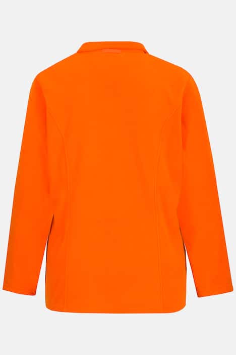 Giacca interna e coordinabile di pile con colletto alto