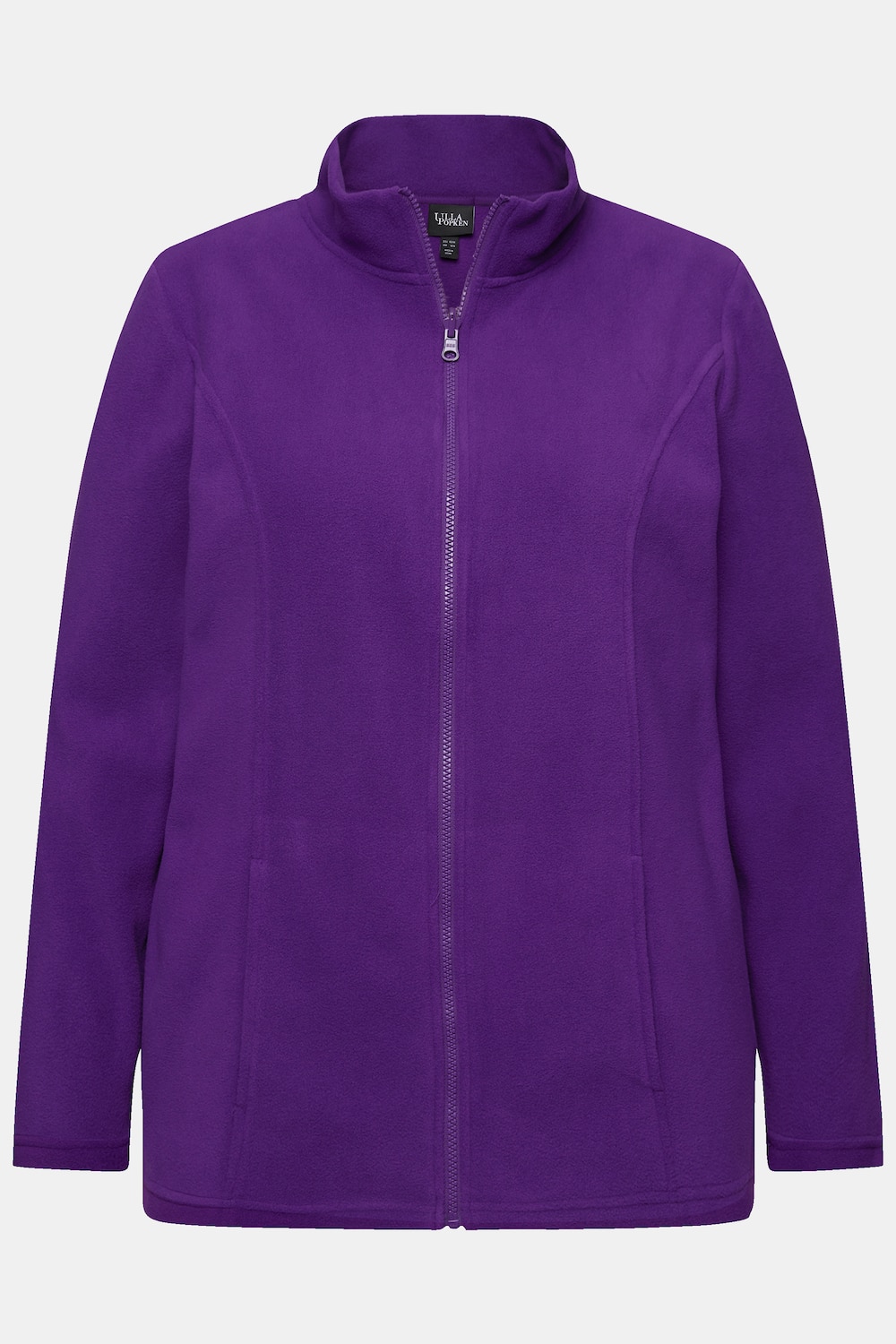 Stora storlekar Fleecejacka, Dam, lila, storlek: 42/44, Polyester, Ulla Popken