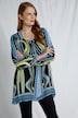 Art Nouveau Border Print Layer Blouse