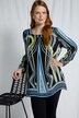 Art Nouveau Border Print Layer Blouse