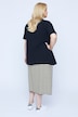 Bellieva-Kleid, Jersey, oversized, doppellagig, Halbarm, Biobaumwolle, GOTS