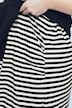 Bellieva-Kleid, Jersey, oversized, doppellagig, Halbarm, Biobaumwolle, GOTS