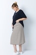 Bellieva-Kleid, Jersey, oversized, doppellagig, Halbarm, Biobaumwolle, GOTS