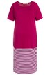 Bellieva šaty, žerzej, oversize, dvouvrstvé, krátké rukávy, biobavlna, GOTS