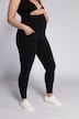 Bellieva-Leggings, breiter Elastikbund, Skinny Fit, Biobaumwolle, GOTS