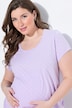 Bellieva-T-Shirts, 2er-Pack, Kurzarm, seitl. Raffung, Biobaumwolle, GOTS