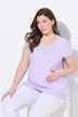 Bellieva-T-Shirts, 2er-Pack, Kurzarm, seitl. Raffung, Biobaumwolle, GOTS
