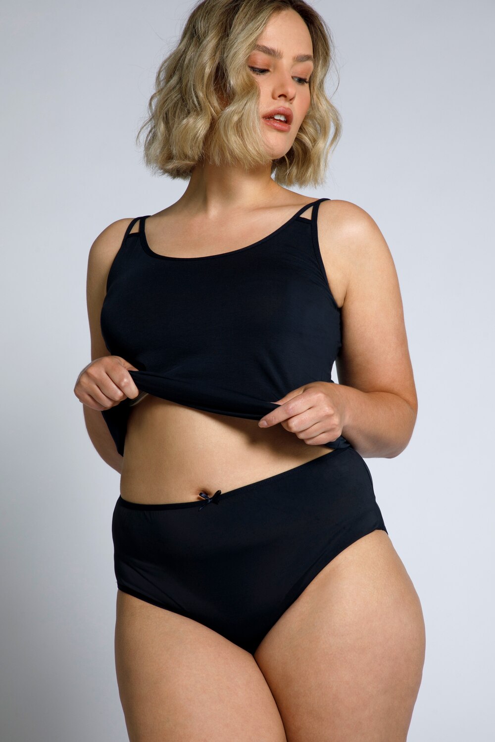 Grote Maten slips, Dames, rood, Maat: 58/60, Katoen/Synthetische vezels/Elastaan, Ulla Popken Grote Maten slips, Dames, rood, Maat: 58/60, Katoen/Synthetische vezels/Elastaan, Ulla Popken
