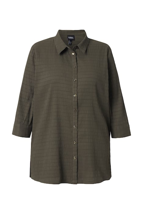 Halenka, bublinkový materiál, límeček, 3/4 rukávy