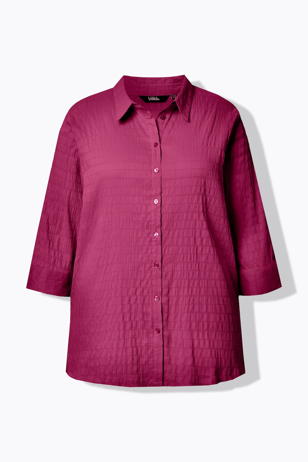 Stora storlekar Blus, Dam, rosa, storlek: 66/68, Bomull/Polyester, Ulla Popken