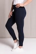 Wide Waistband Stretch Crop Leggings