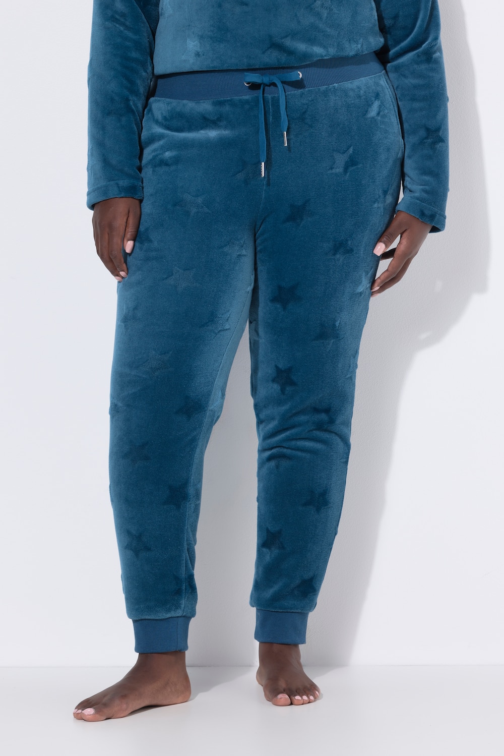 Große Größen Homewear-Hose, Damen, türkis, Größe: 58/60, Polyester, Ulla Popken