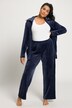 Velour Elastic Waist Stretch Knit Lounge Pants