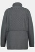 Rollkragenpullover, Zopfmuster, Langarm
