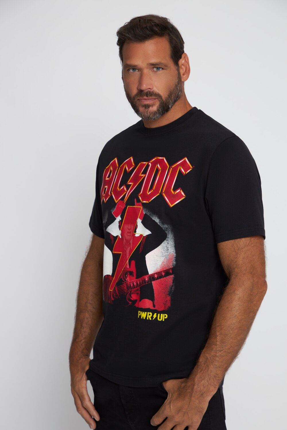 Grote Maten T-shirt ACDC - PWR UP II, Heren, zwart, Maat: 5XL, Katoen, JP1880