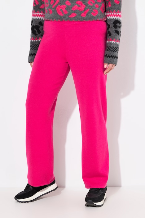 Fine Sweater Knit Wide Leg Pants