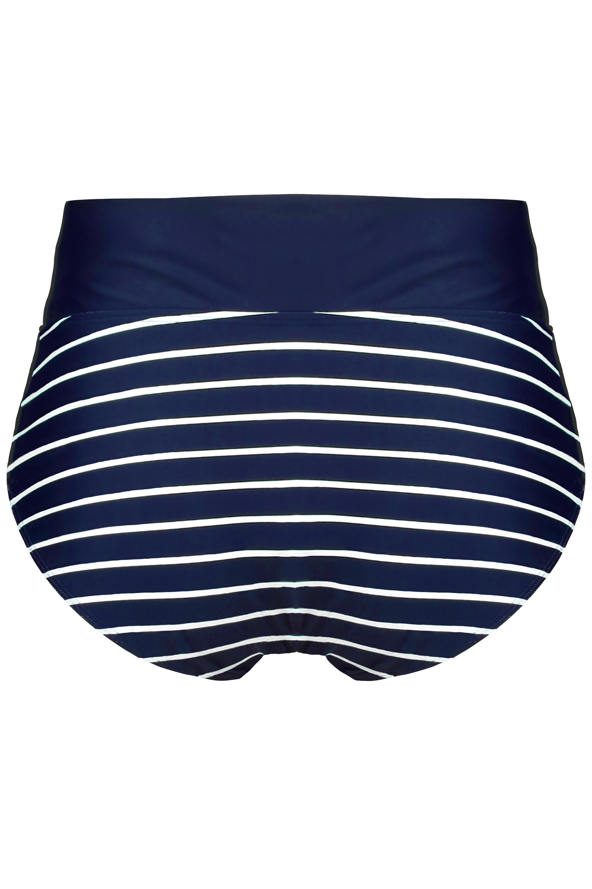 Ulla Popken Damen große Größen Bellieva Tankini Ringel Raffung