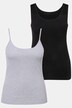 Camisetas interiores, pack de 2, encaje, sin mangas