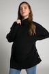 Bellieva-Pullover, Stehkragen, Druckknöpfe, Langarm, GOTS