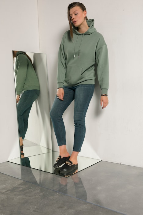 Hoodie, oversized, Kapuze, Langarm