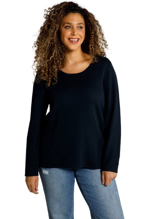 Svetr, oboustranný, kulatý výstřih, dlouhé rukávy