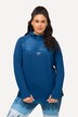 T-shirt technique à capuche et manches longues avec passe-pouces intégré
